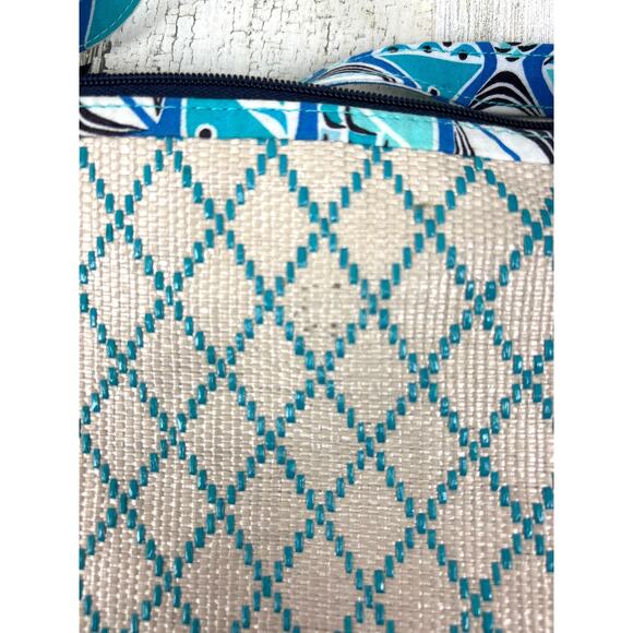 Vera Bradley Women’s Go Fish Blue Beach Crossbody Bag with Wristlet NEw - Picture 4 of 6